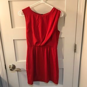 Stylish TopShop dress with draped front.